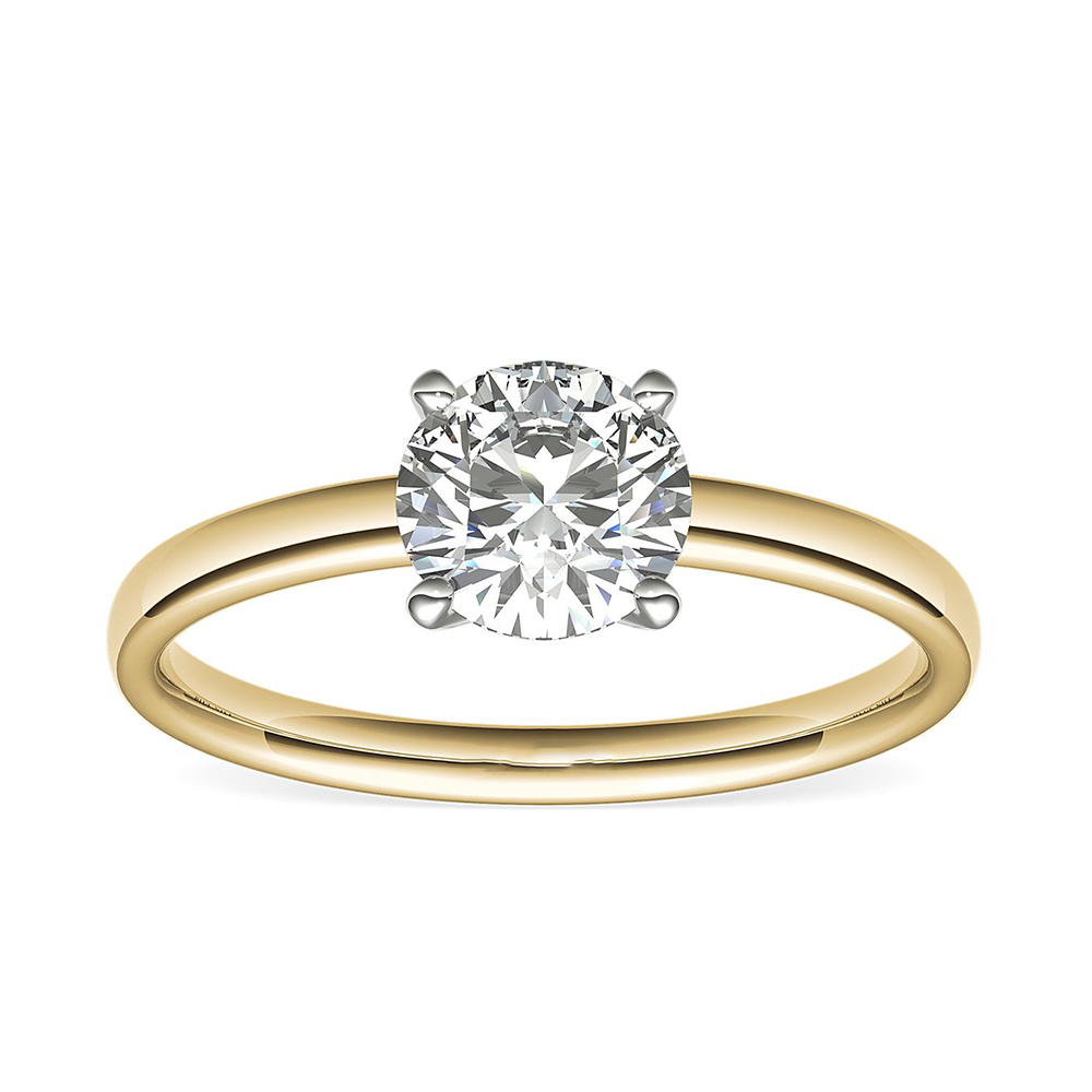 Diamond Zircon Ring