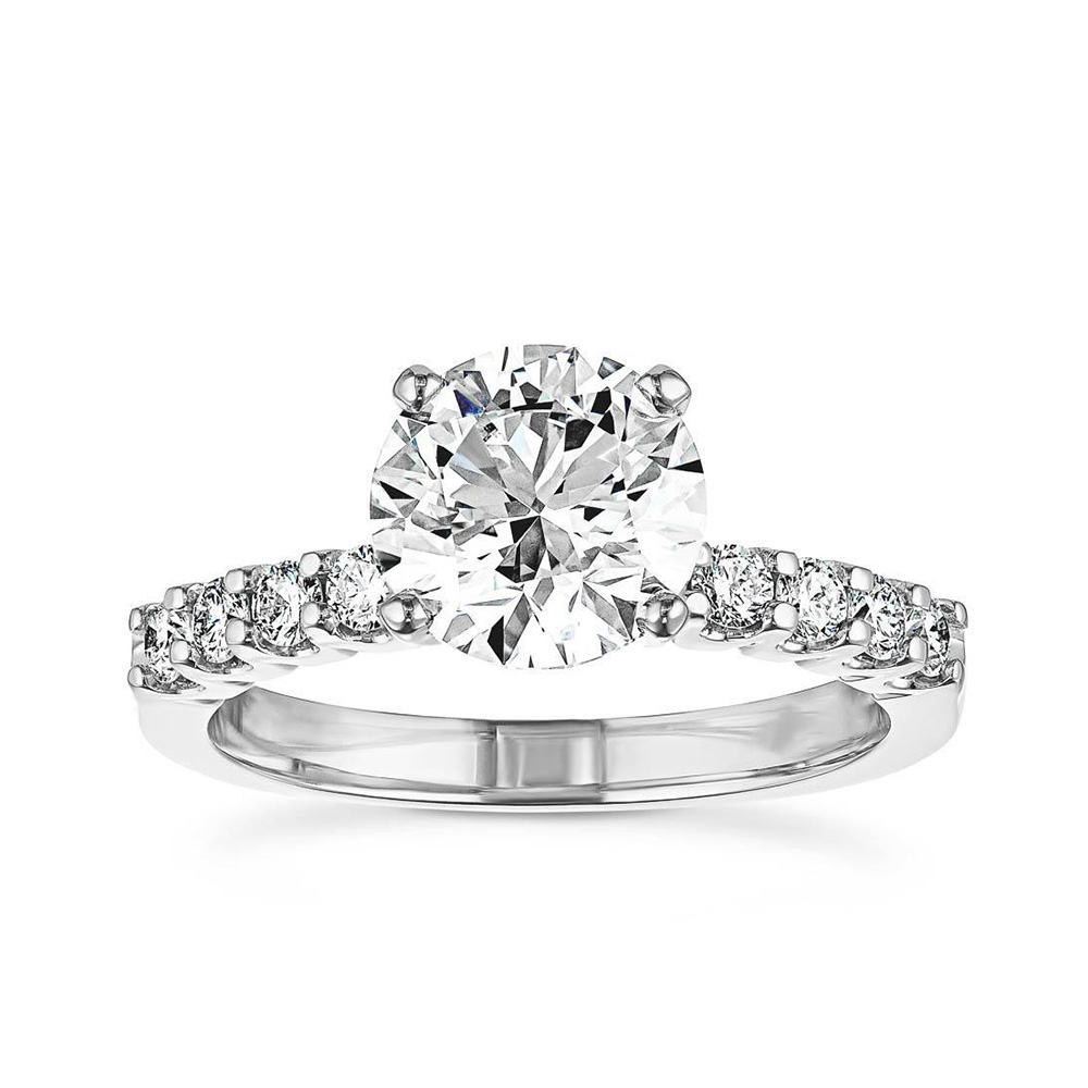 Gold Prong Set Stone Ring